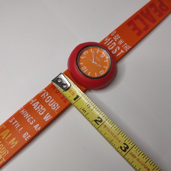 Orange Slap Band Watch - Picture 8 of 11